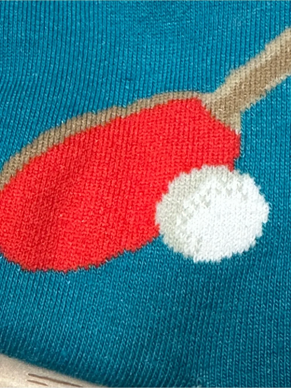 🏓 Crazy Socks Men's Ping Pong Novelty Crew Socks